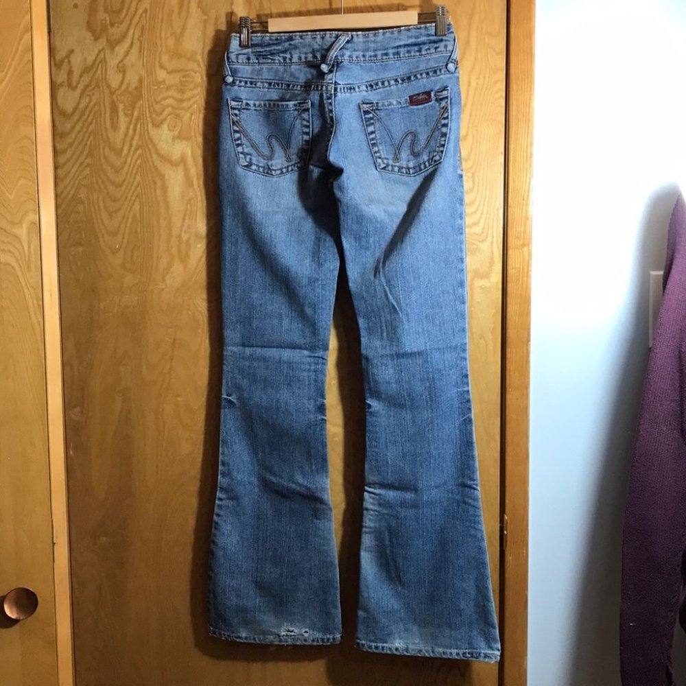 Silver Distressed CHYNA Jeans - Picture 6 of 16